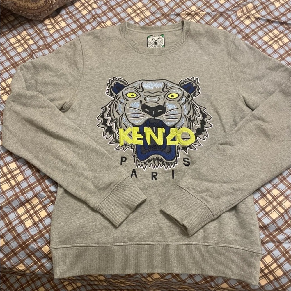 kenzo tiger crewneck sweaters
